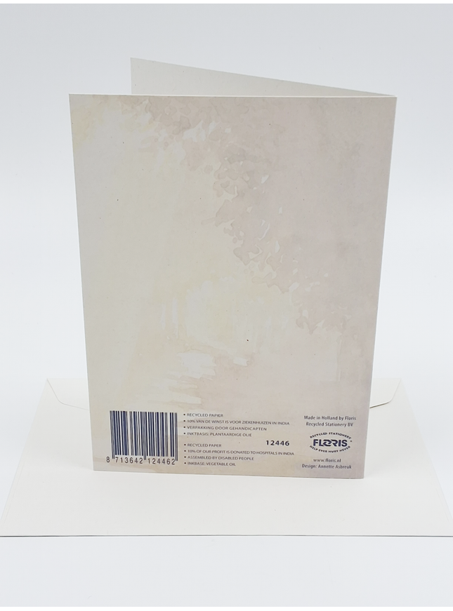 Greeting card ray of light condolence, strength (F12446)