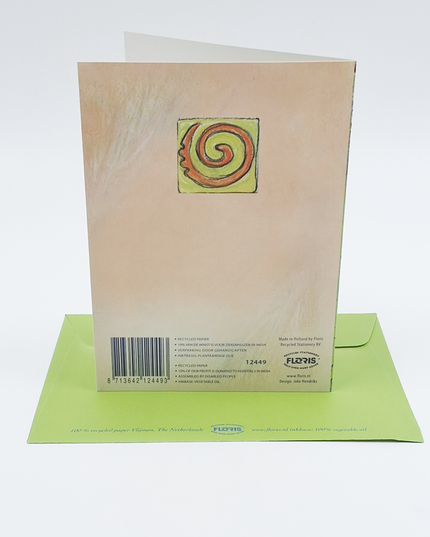 Greeting card elephant 2 (F12449)