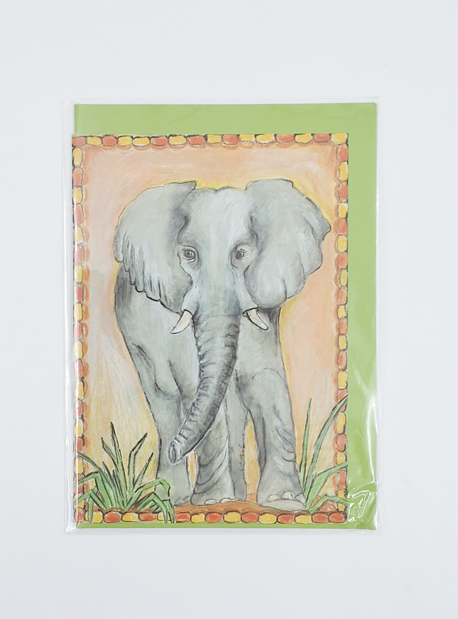 Wenskaart olifant 2 (F12449)
