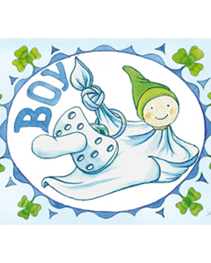 Greeting card pop boy birth (F12454)