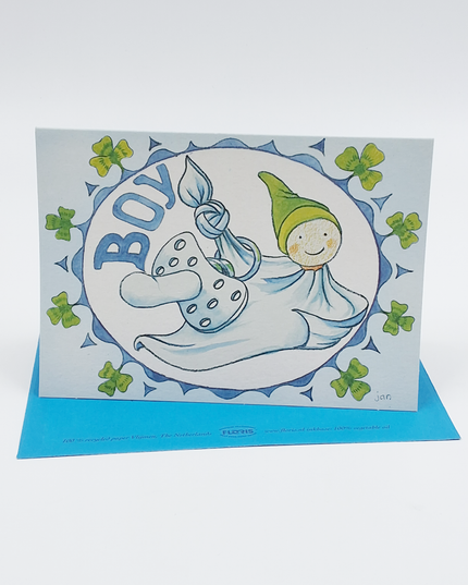 Greeting card pop boy birth (F12454)