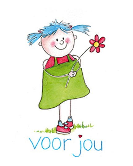 Greeting card girls, for you (F12458)
