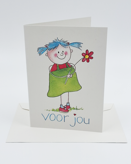 Greeting card girls, for you (F12458)