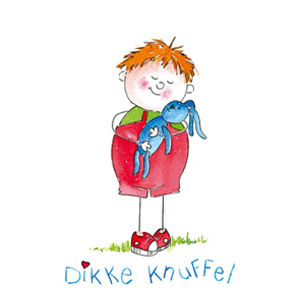 Wenskaart jongen, dikke knuffel (F12459)