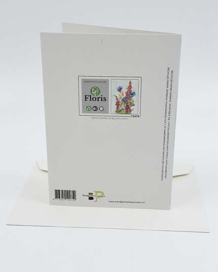 Greeting card cornflower delphinium (F12475)