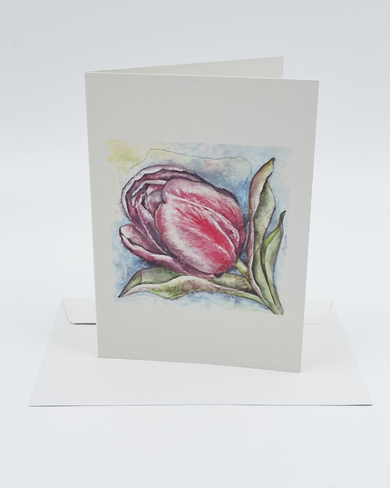 Wenskaart een tulp Anna (F12478)