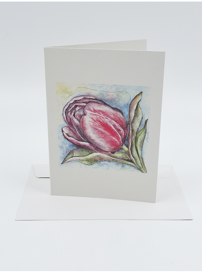 Wenskaart een tulp Anna (F12478)