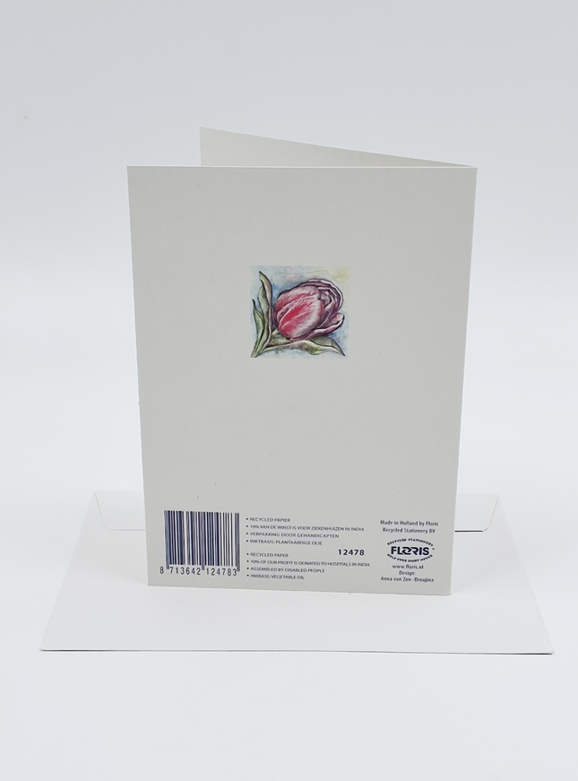 Wenskaart een tulp Anna (F12478)