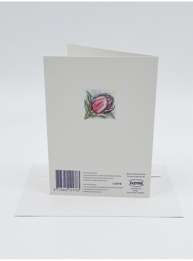 Wenskaart een tulp Anna (F12478)