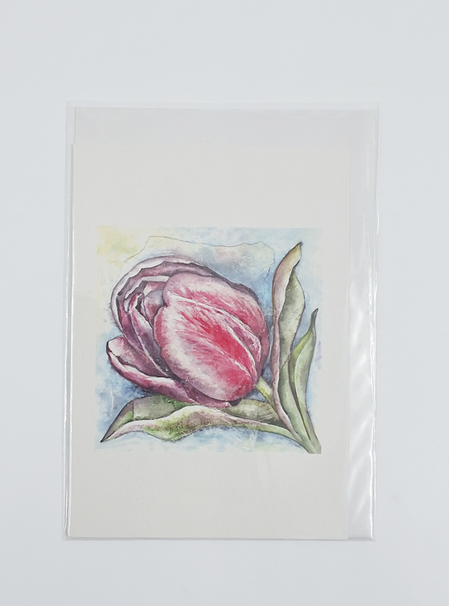 Wenskaart een tulp Anna (F12478)