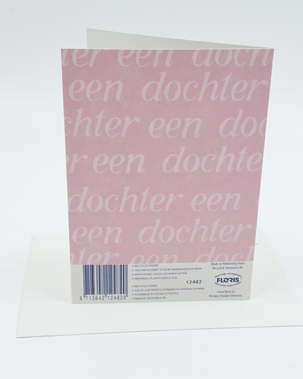 Wenskaart geboorte een dochter (F12482)