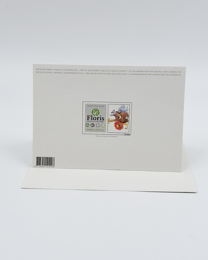 Greeting card jungle animals (F12499)