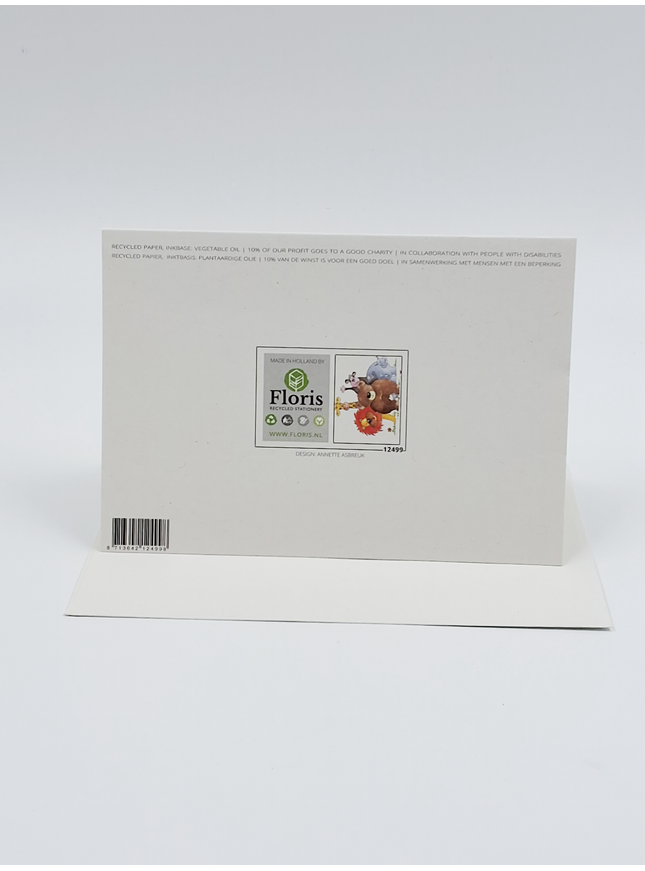 Wenskaart jungle dieren (F12499)