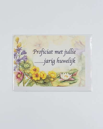 Greeting card flowers, congratulations on your … wedding anniversary (F12529)