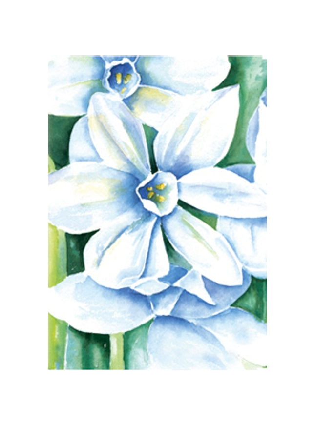 Wenskaart blauwe bloem Annette (F12565)