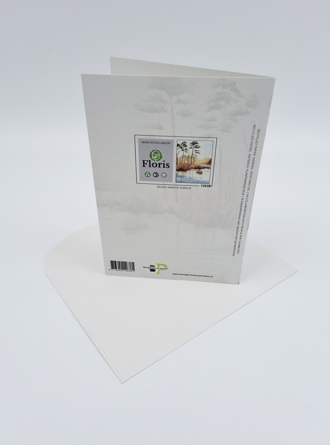 Wenskaart condoleance oever (F12638)