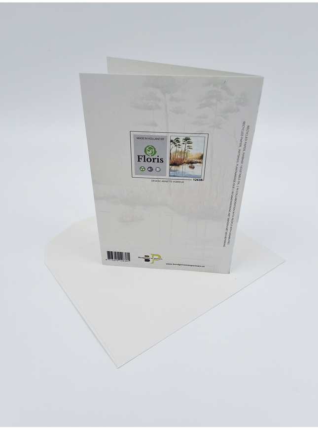 Wenskaart condoleance oever (F12638)