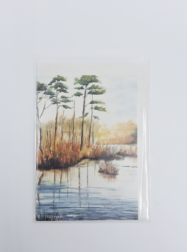 Wenskaart condoleance oever (F12638)