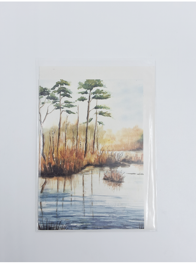 Wenskaart condoleance oever (F12638)