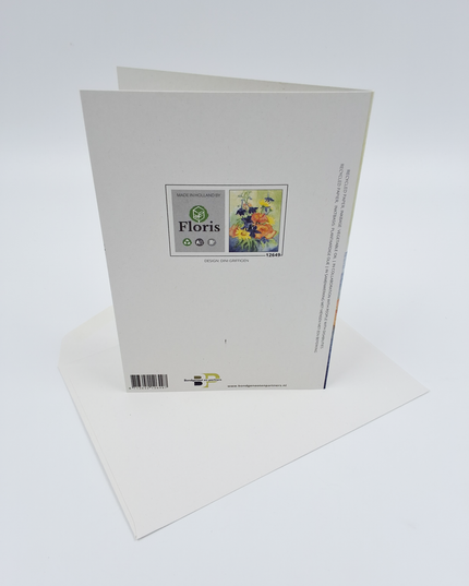 Wenskaart zomer boeket Dinnie (F12649)