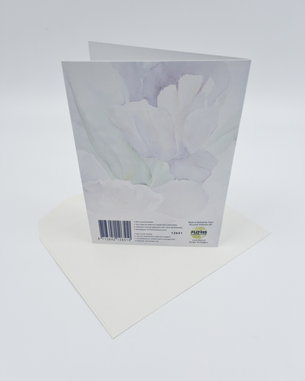 Greeting card purple tulip Ria (F12651)