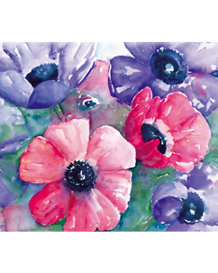 Greeting card anemones Ria (F12652)