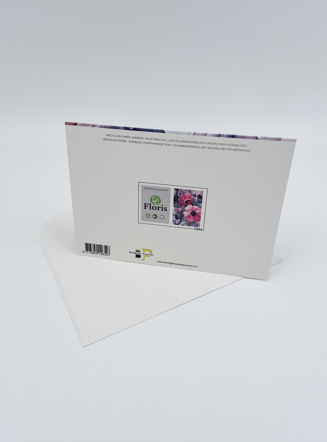 Wenskaart anemonen Ria (F12652)