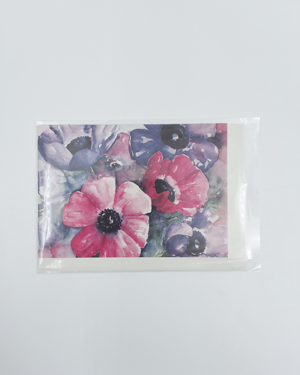 Greeting card anemones Ria (F12652)