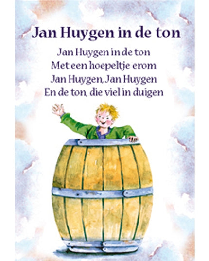 Wenskaart lied "Jan Huygen in de ton" (F12711)