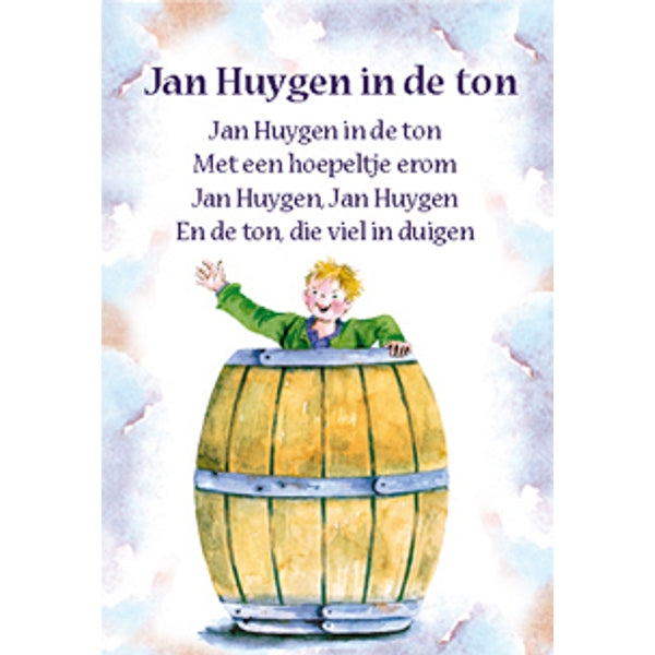 Wenskaart lied "Jan Huygen in de ton" (F12711)