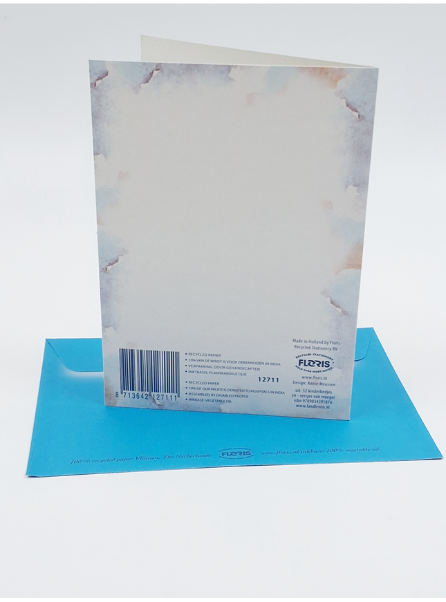 Greeting card song "Jan Huygen in de ton" (F12711)