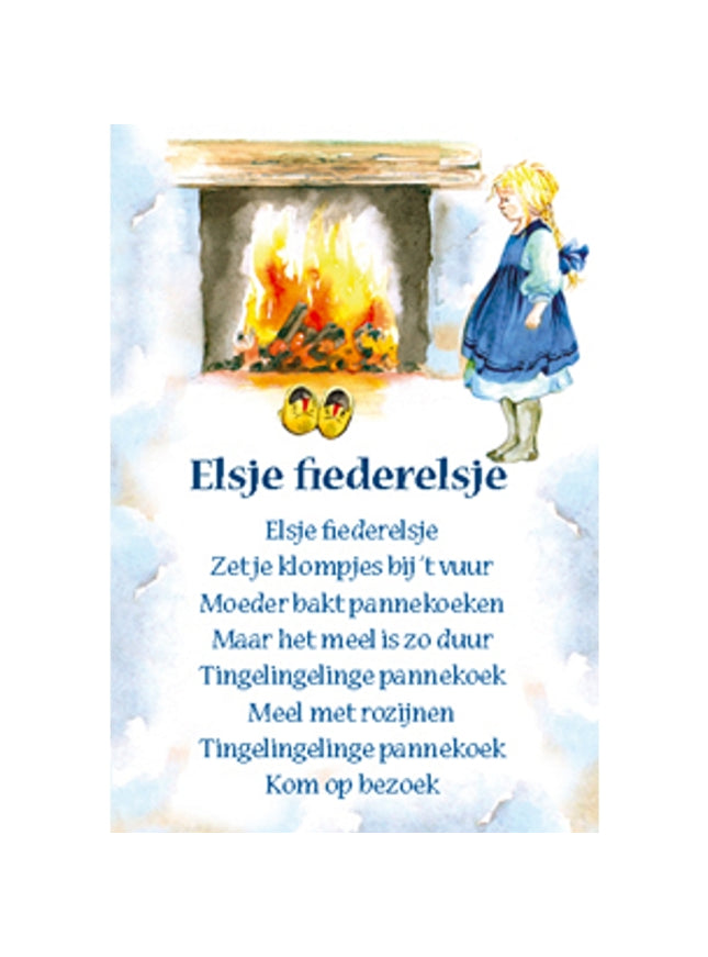 Greeting card song "Elsje fiederelsje" (F12712)