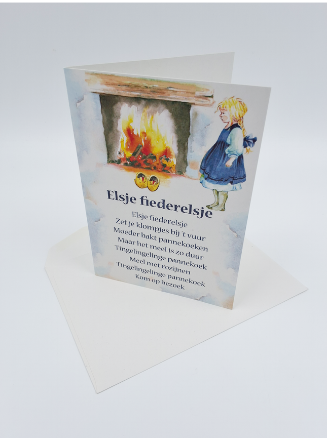 Greeting card song "Elsje fiederelsje" (F12712)