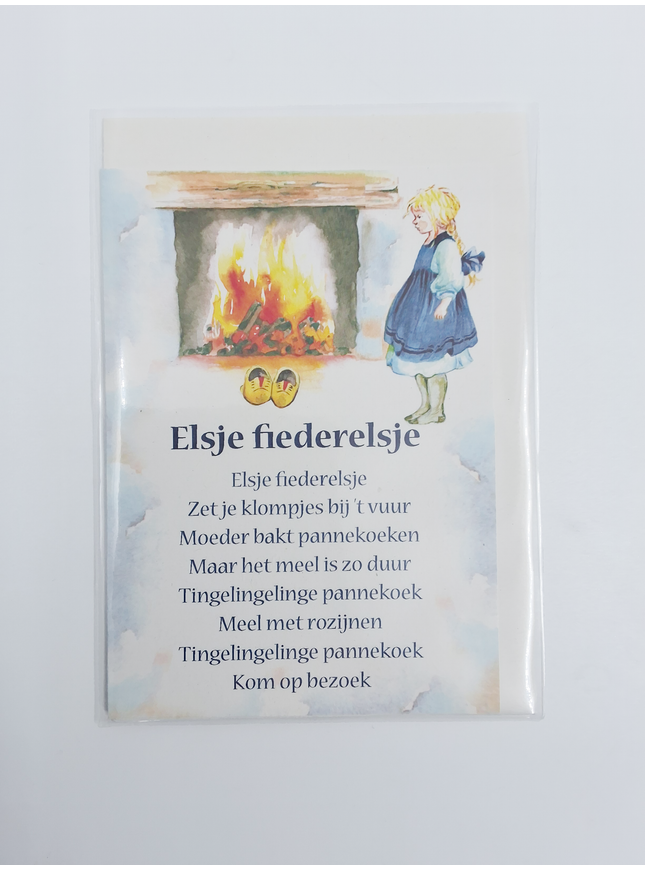 Greeting card song "Elsje fiederelsje" (F12712)