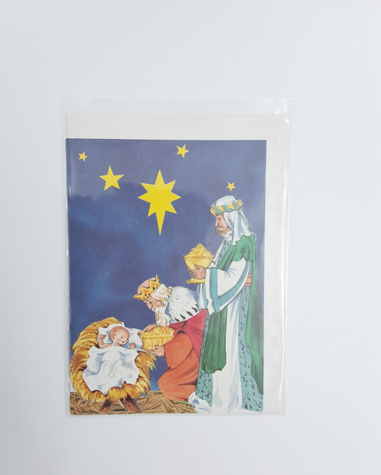 Wenskaart koningen met Jezus (F12861)