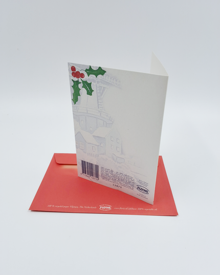 Greeting card mill Dutch landscape