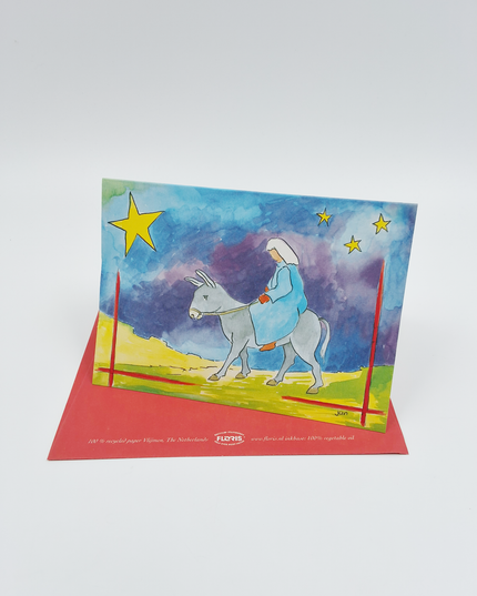 greeting card Maria donkey