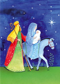 Wenskaart Jozef Maria blauw (F12947)