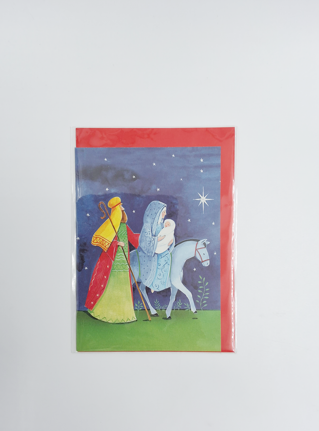 Wenskaart Jozef Maria blauw (F12947)