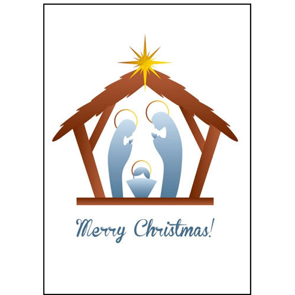 Wenskaart Jozef Maria "Merry Christmas" (F12968)