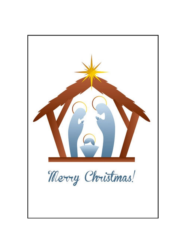 Wenskaart Jozef Maria "Merry Christmas" (F12968)