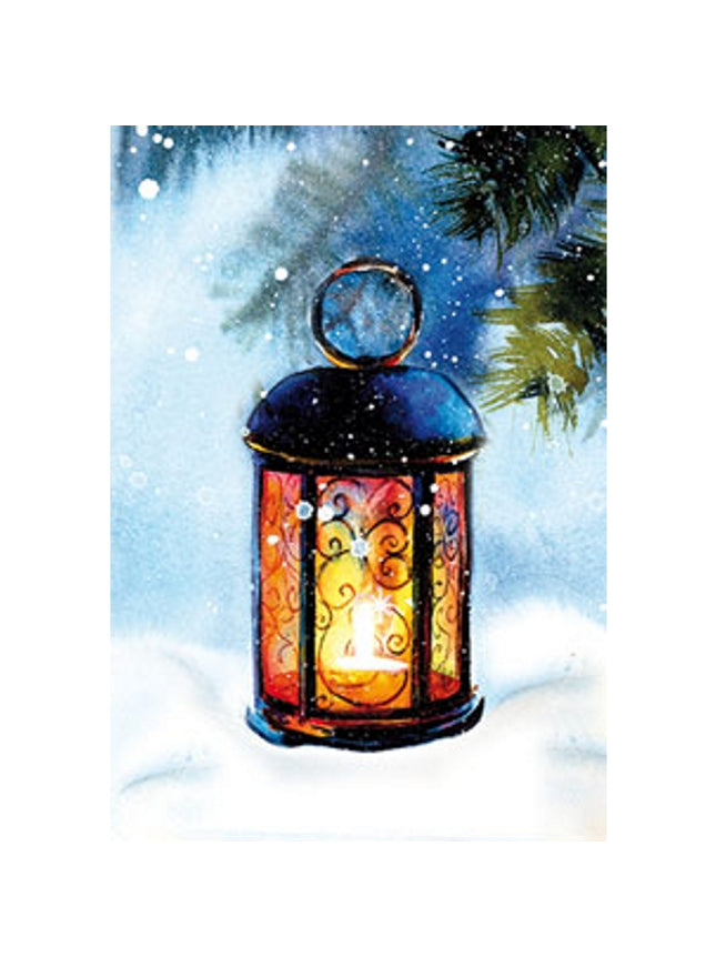 greeting card lantern