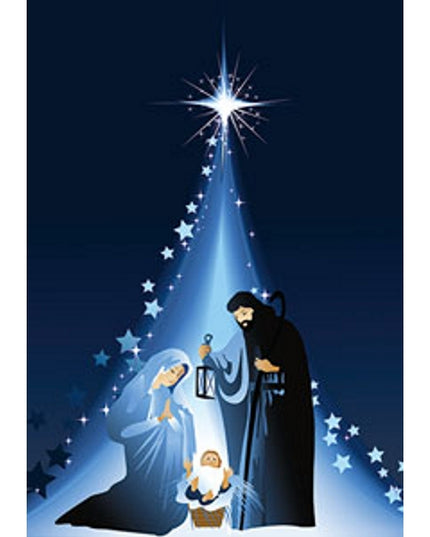 greeting card star Jesus Mary Joseph