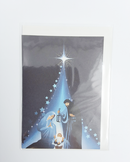 greeting card star Jesus Mary Joseph