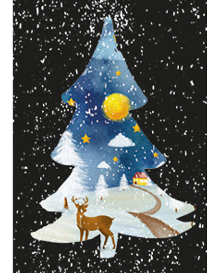 Greeting card deer