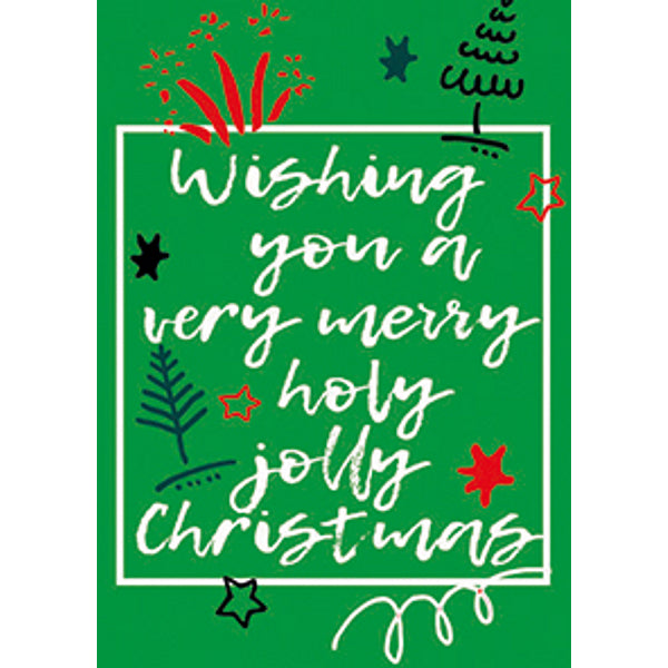 Wenskaart tekst "Wishing you ..." (F13028)