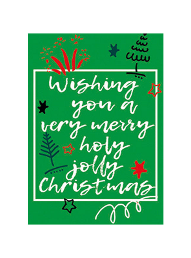 Wenskaart tekst "Wishing you ..." (F13028)