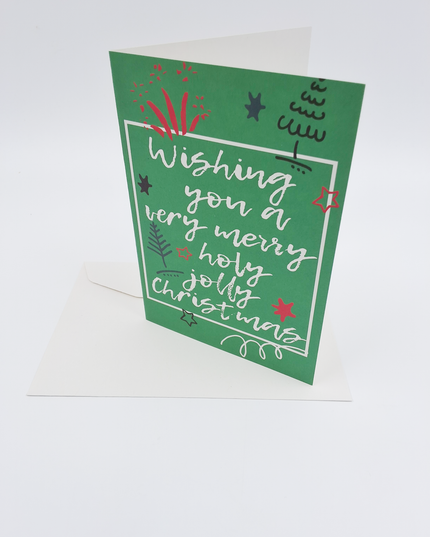 Wenskaart tekst "Wishing you ..." (F13028)