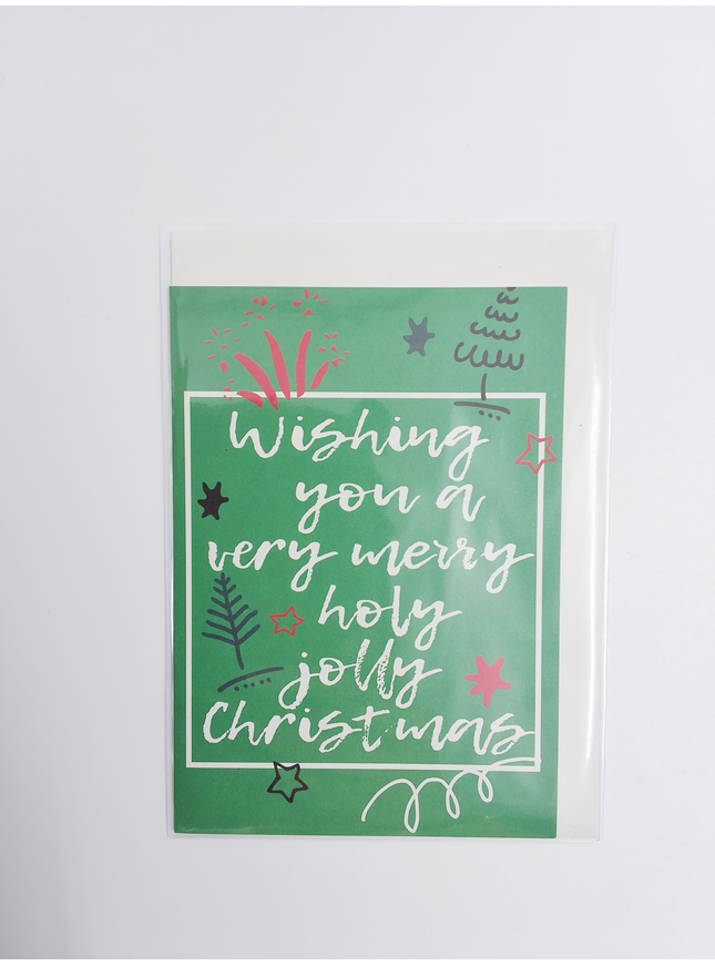 Wenskaart tekst "Wishing you ..." (F13028)