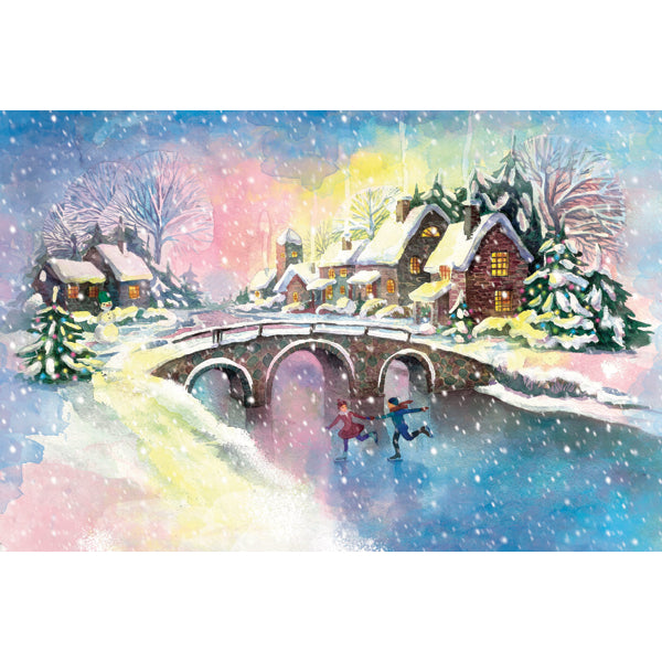 wenskaart winterlandschap (F13038)